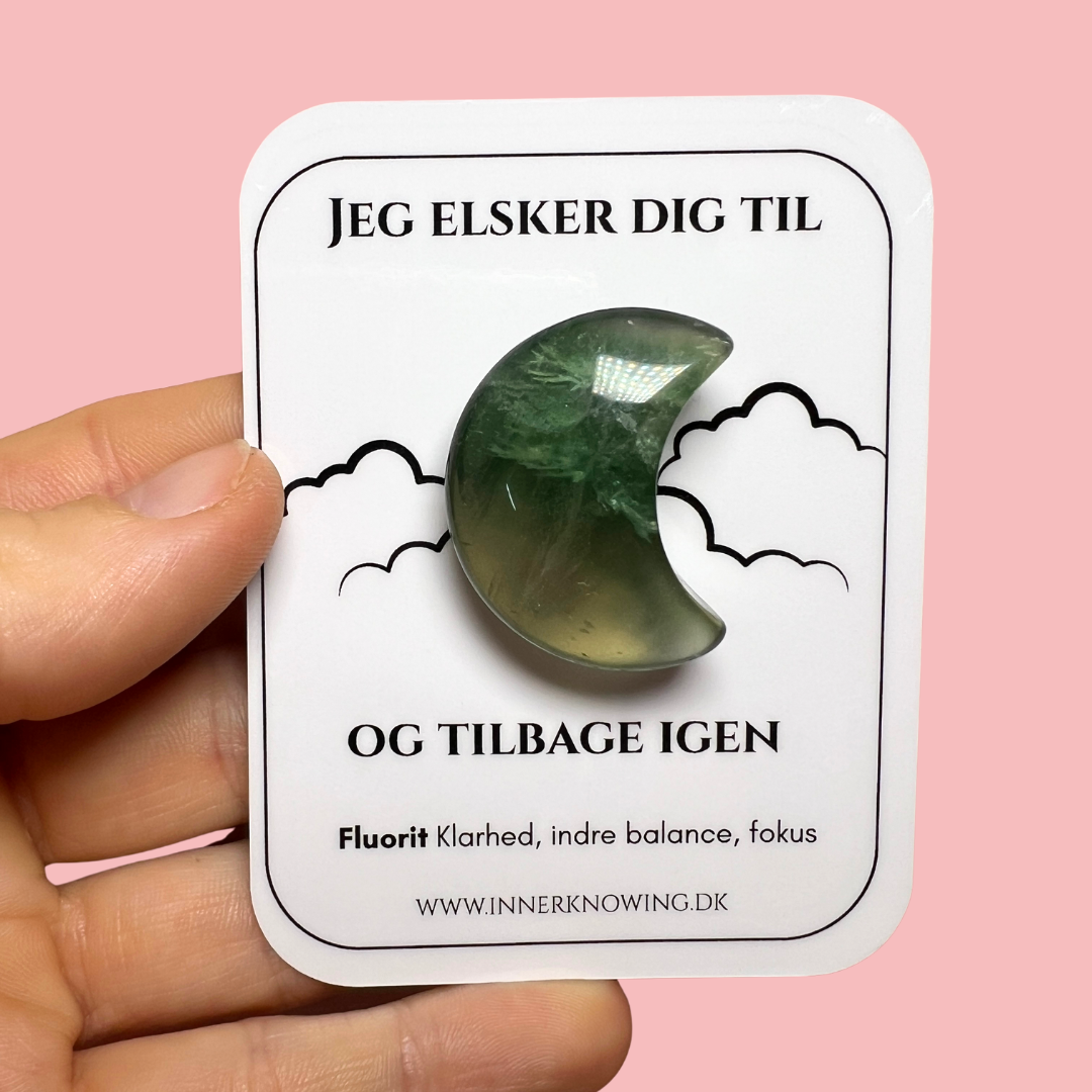 Regnbue Fluorit Måne