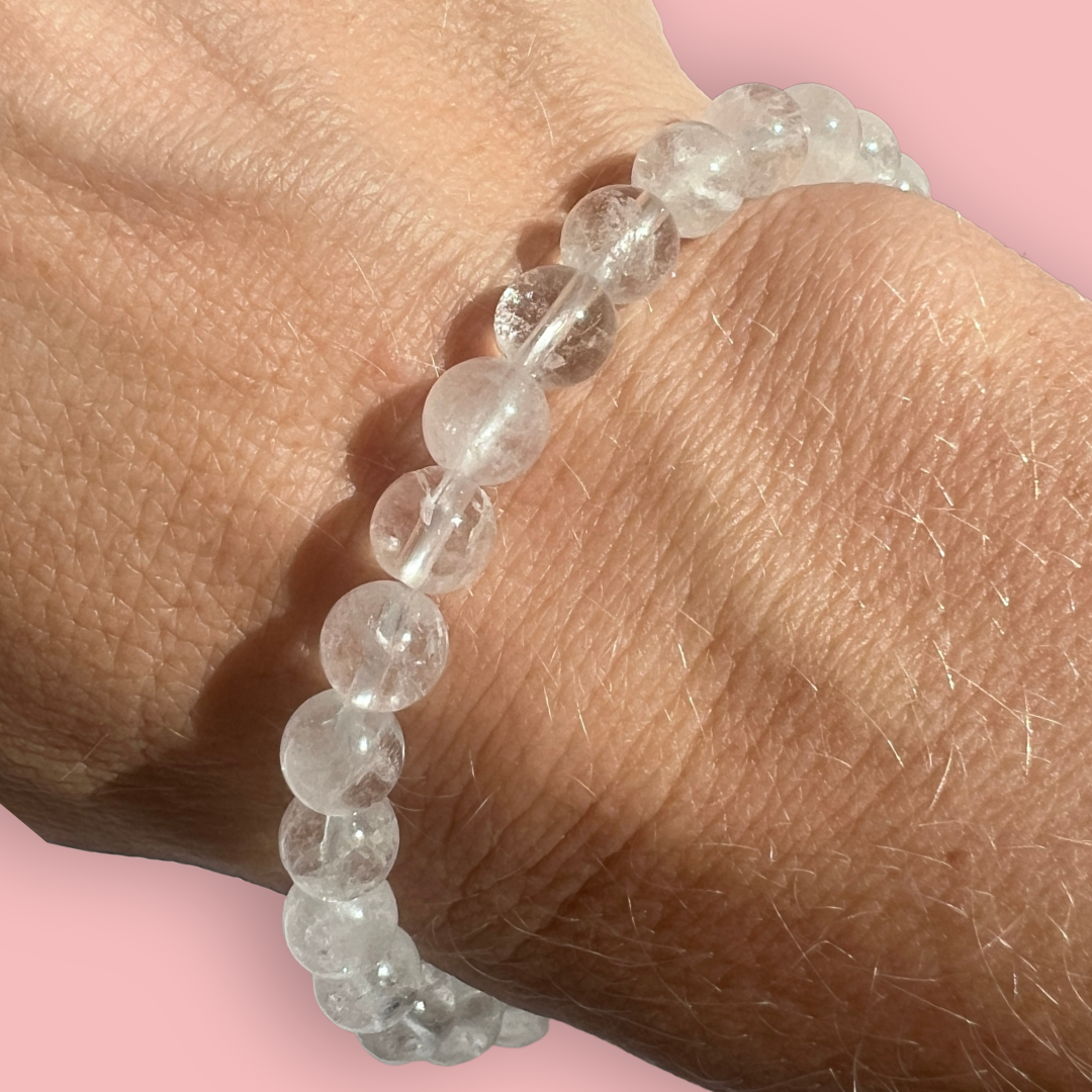 Bjergkrystal armbånd