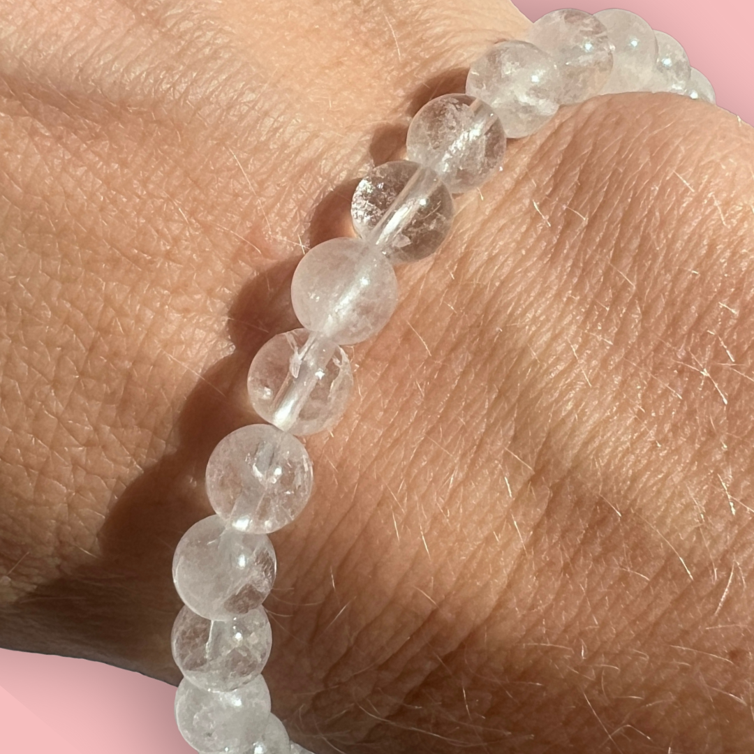 Bjergkrystal armbånd