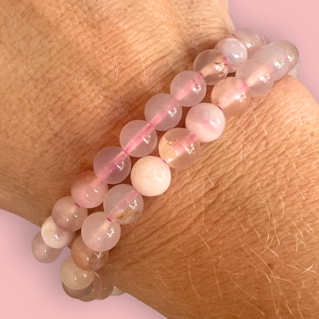 Blomster Agat armbånd