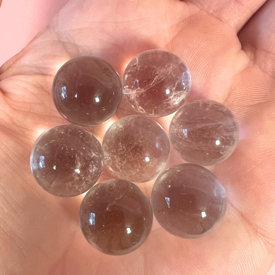 Bjergkrystal mini kugle