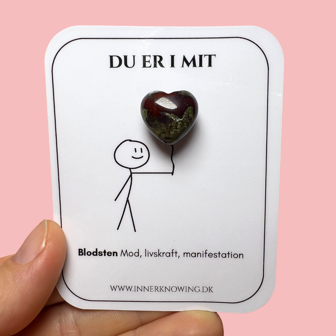 blodsten mini hjerte