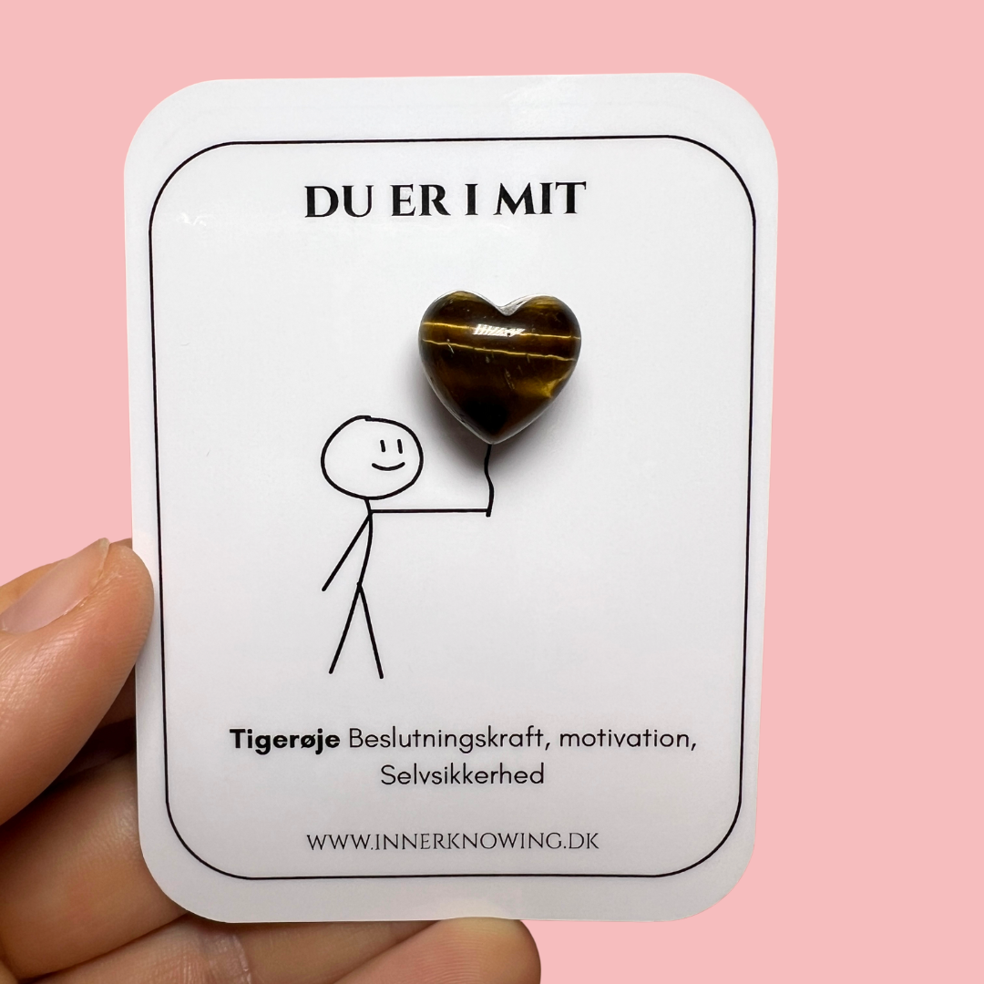 tigerøje mini hjerte