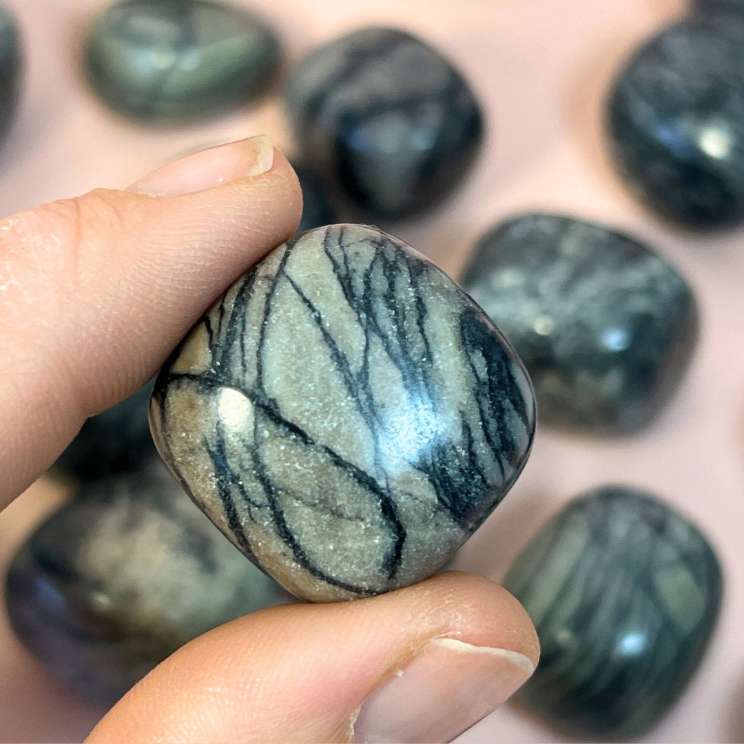 Picasso jaspis kube lommesten