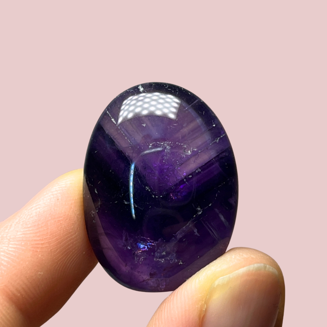 ametyst lommesten - høj kvalitet