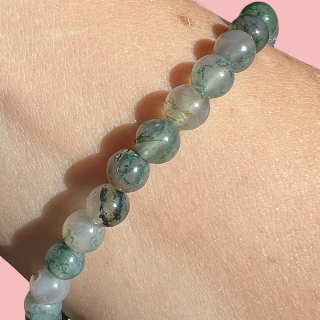 mos agat armbånd - eksklusiv kvalitet