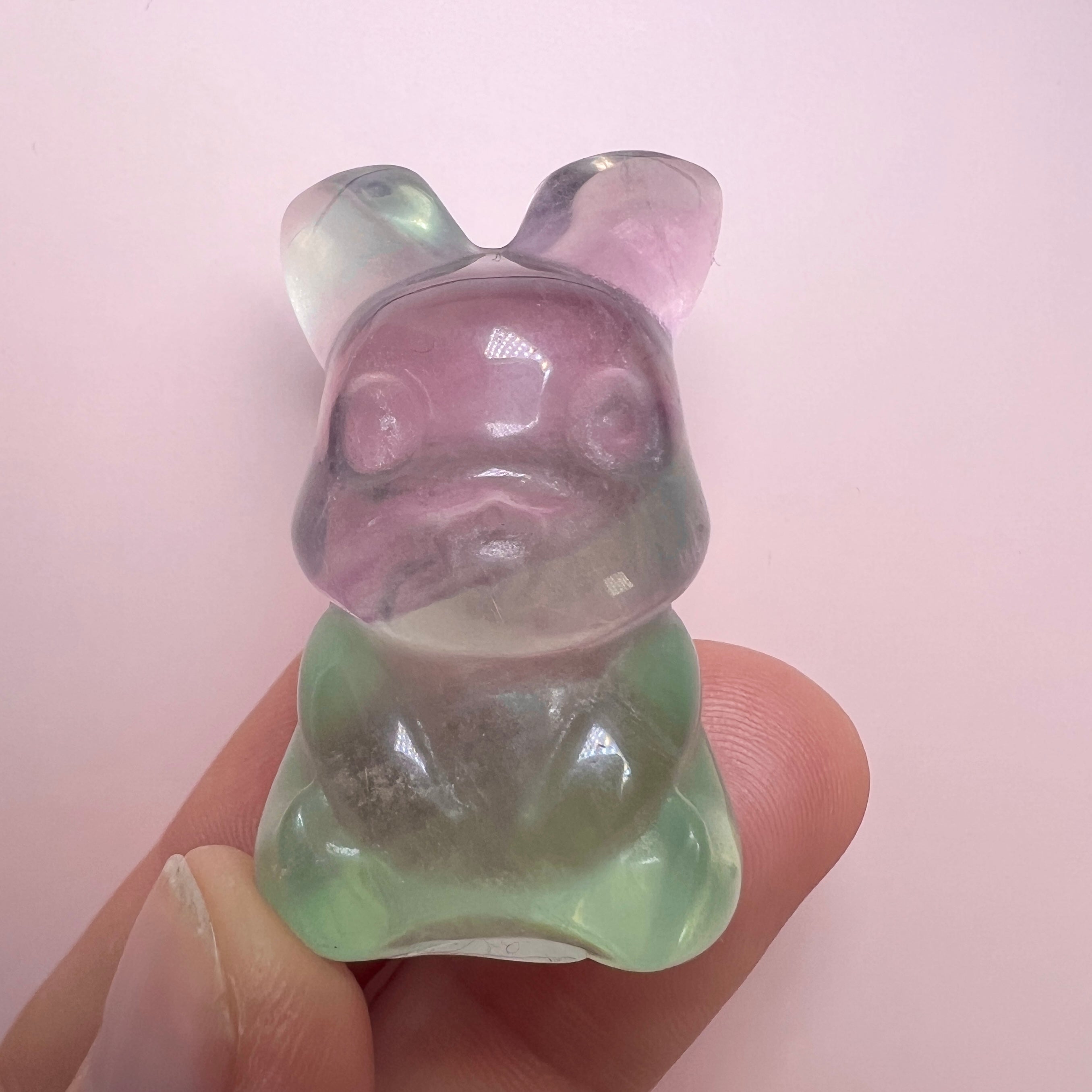 Regnbue fluorit kanin B